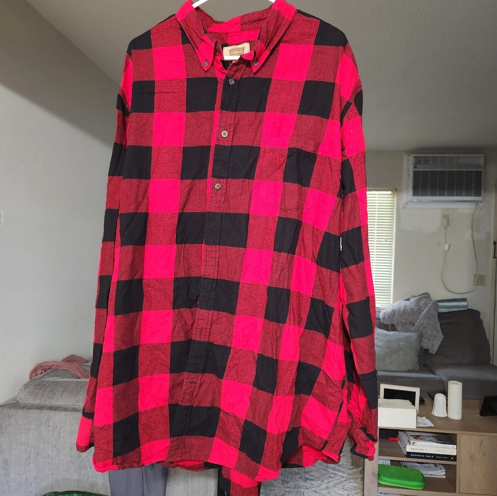 The Foundry Supply co.  Mens long sleeve flannel. Size 2XLT.